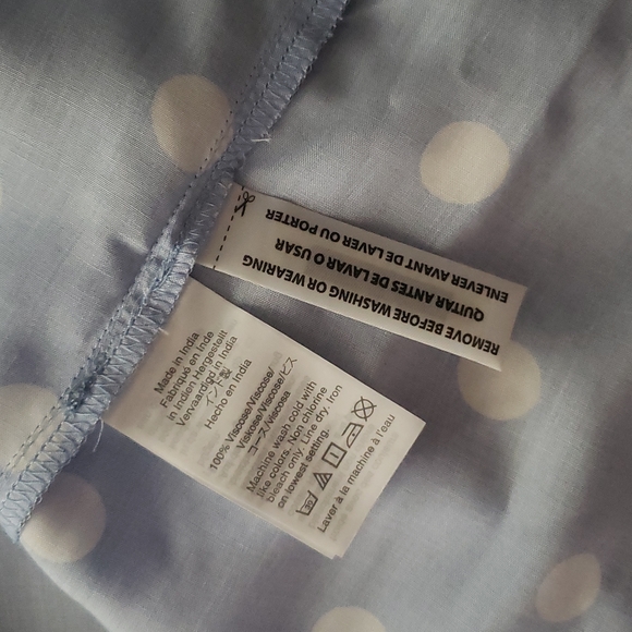 J.Crew Polka Dot  midi wrap dress in soft viscose material size SMALL - Picture 5 of 5